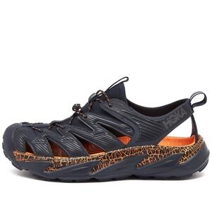 NWT Hoka Hopara Hiking Sandal Wet / Dry exploring shoe - blue graphite / orange